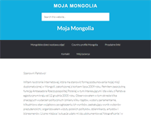 Tablet Screenshot of mojamongolia.com